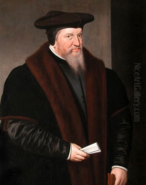 Portrait de Viglius van Aytta (1507-1577), jurisconsulte, president du Conseil secret des Pays-Bas a Bruxelles - view 1