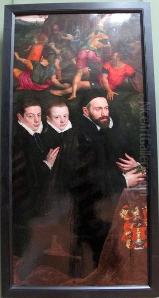 Antonio del Rio, Lord of Aertseleer, and His Two Sons - view 1