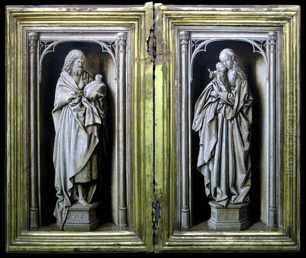 Grisaille Diptych - view 1