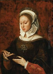 Jeune femme lisant un livres d'heures / Dit autrefois portrait de Marguerite d'Austriche / Dit aussi la Sibylle Persique