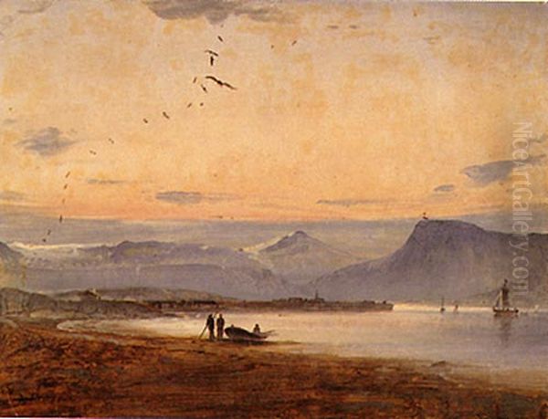 << Vue de Troms-Oe (esquisse) >> - view 1