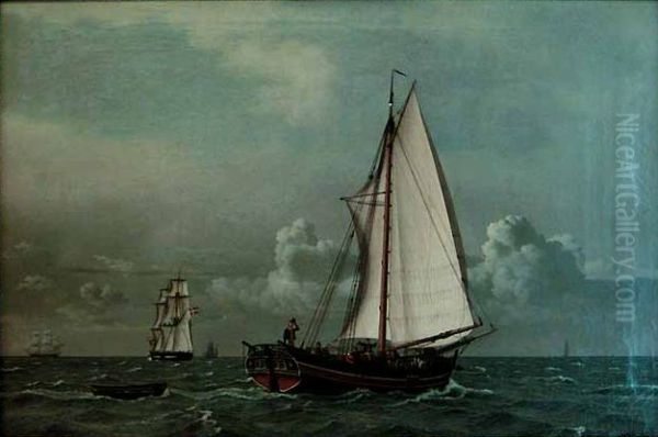 Un sloop danois allant vent arriere - view 1
