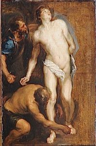 Etude pour le martyre de saint Sebastien by Sir Anthony Van Dyck