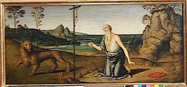 Saint Jerome dans le desert - view 1