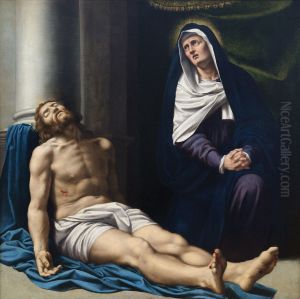 La Vierge pleurant le Christ mort by Bernardino Gatti, Il Sojaro
