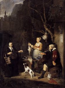 The Poultry Woman by Gabriel Metsu