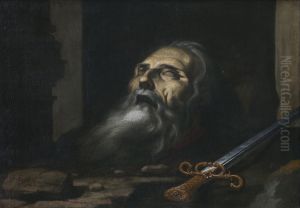 Tete de saint Paul decapite by Sebastian de Llanos y Valdes