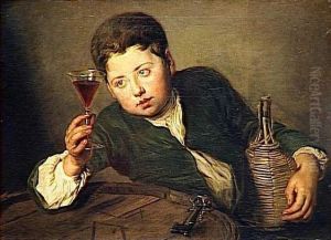 Le jeune Degustateur by Philippe Mercier