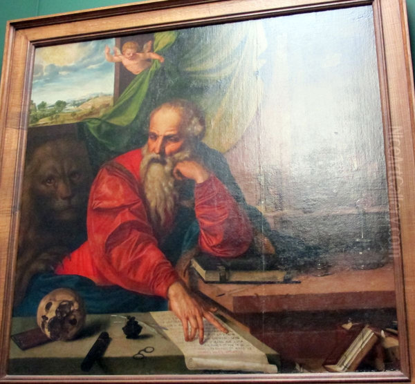 Saint Jerome Meditating - view 1