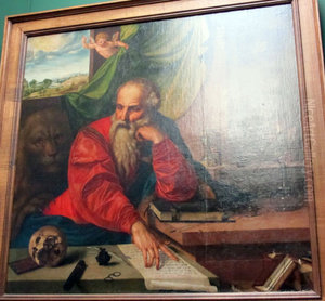 Saint Jerome Meditating