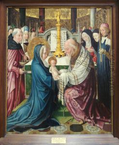 La Presentation au Temple de l'Enfant Jesus by Master of Saint Severin