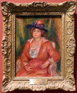 Portrait de femme assise by Pierre Auguste Renoir