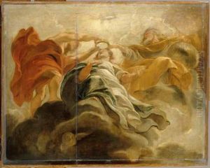 Coronation of the Virgin by (studio of) Rubens, Peter Paul