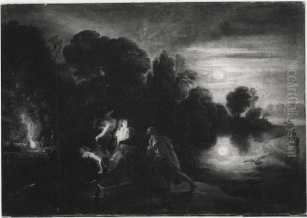 Landscape with the flight into Egypt - view 1