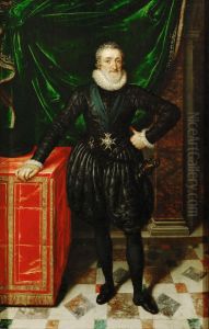 Portrait de Henri IV (1553-1610), roi de France, en costume noir