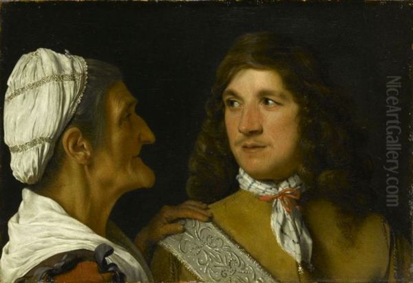 Young Man and the Procuress - view 1