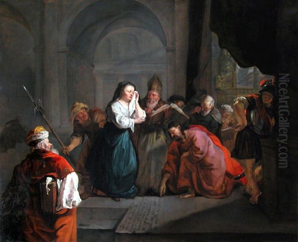Christus en de overspelige vrouw - view 1