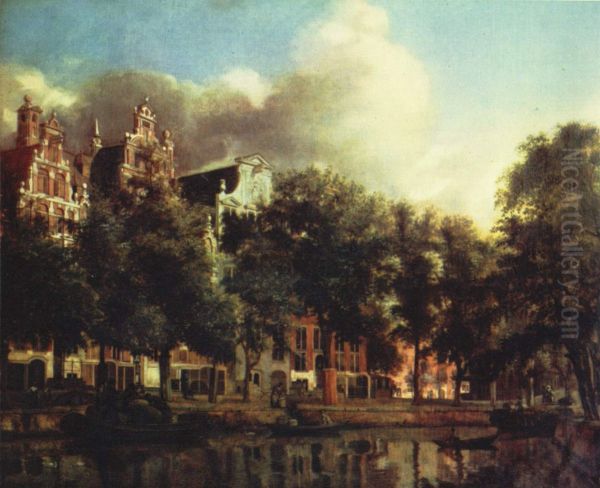 Kanal in Amsterdam - view 1
