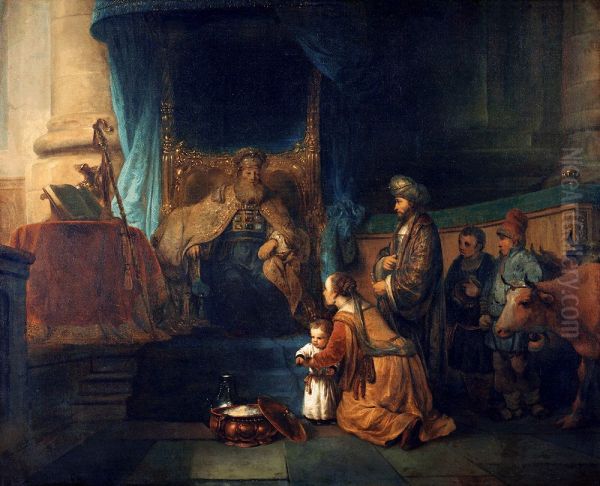 Anna presenting her son Samuel to the priest Eli - view 1