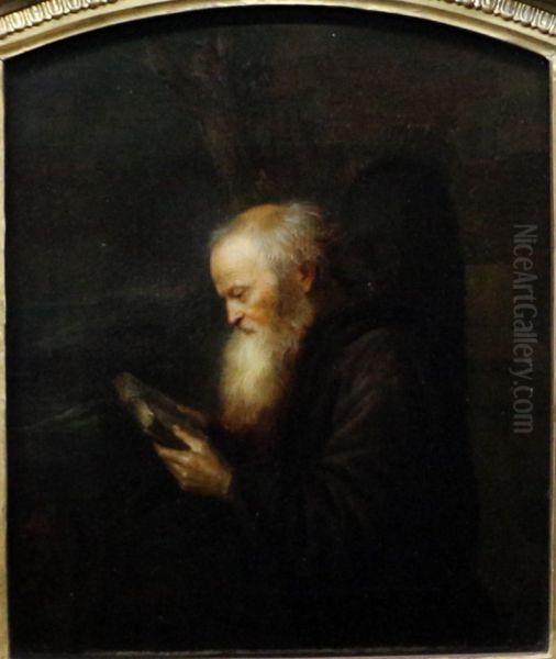 A Hermit Reading - view 1
