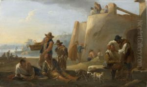 The Neapolitan barber by Jan Miel