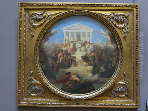 Allegorie du triomphe des arts et du bien - view 1