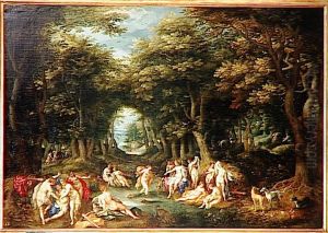 Diane decouvrant la grossesse de Callisto by Hendrick De Clerck