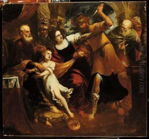 Mose Calpesta La Corona Al Faraone by Giovanni Paolo Cervetto