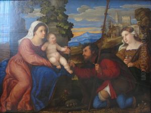 Maria mit Kind und den hll. Rochus und Aurea