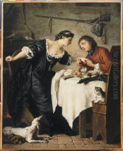La Faucon. D'apres un conte de Jean de la Fontaine by Pierre Subleyras