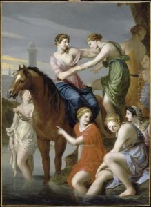 Cloelia crossing the Tiber