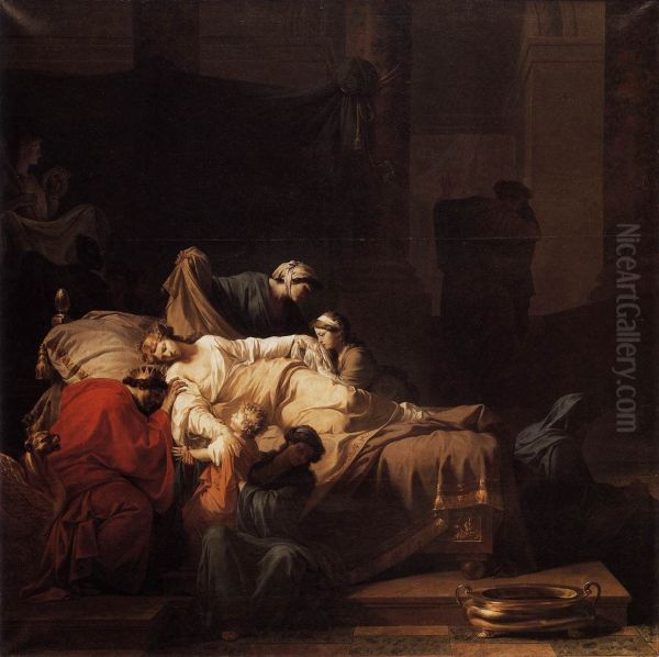 Alceste mourante - view 1