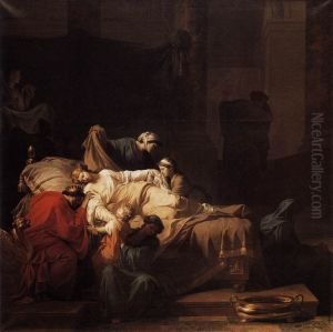 Alceste mourante by Jean-Francois-Pierre Peyron