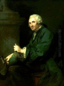 Lambert-Sigisbert Adam l'aine (1700-1759), sculpteur by Jean-Baptiste Perronneau