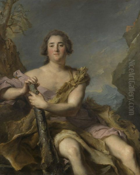 Le duc de Chaulnes, represente en Hercule (1714-1769). Michel Ferdinand d'Albert d'Ailly (1714-1769), lieutenant-general gouverneur de Picardie - view 1