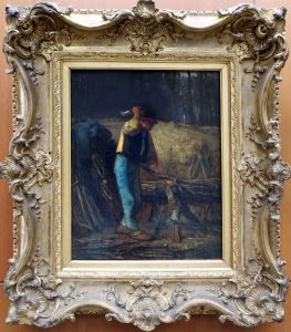 The woodcutter by Jean-Francois Millet