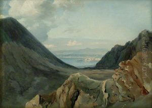 Vue de Naples, prise des hauteurs du Vesuve by Achille Etna Michallon