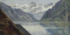 Lac et montagnes