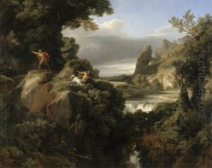 Paysage: Thesee poursuivant les Centaures