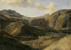 Le temple de Segeste (Sicile) by Achille Etna Michallon