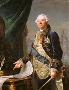Portrait of Louis Auguste Le Tonnelier de Breteuil (1730-1807) by Francois-Guillaume Menageot