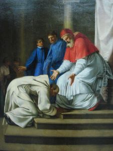 Saint Bruno aux pieds du pape Urbain II
