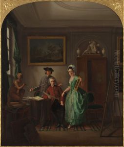 De kunstbeschouwing by Nicolaes Muys