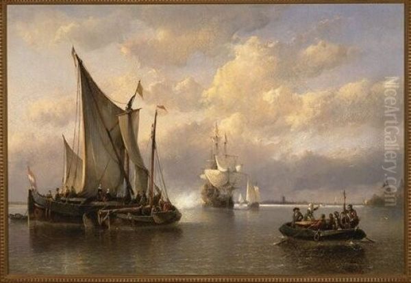 De Merwede met de vlucht van Hugo de Groot - view 1