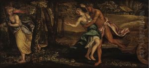 De schaking van Proserpina by Jacopo Tintoretto