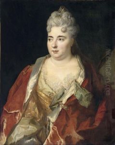 Presumed portrait ofMarie Anne Mancini(1649-1714) by Nicolas de Largilliere