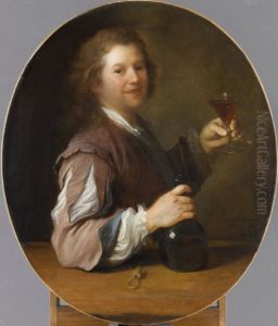 Self-portrait as a drinker by Alexis Grimou