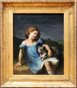 Portrait of Louise Vernet by Theodore Gericault