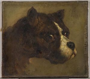 Tete de bouledogue by Theodore Gericault
