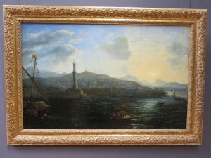 Le Port de Genes, vu de la mer